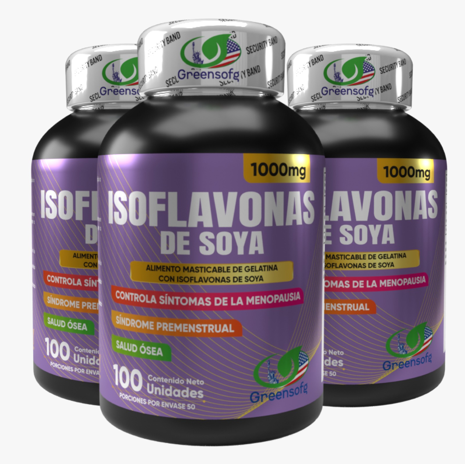 ISOFLAVONA  DE SOYA  X 100  SORGELS X 3